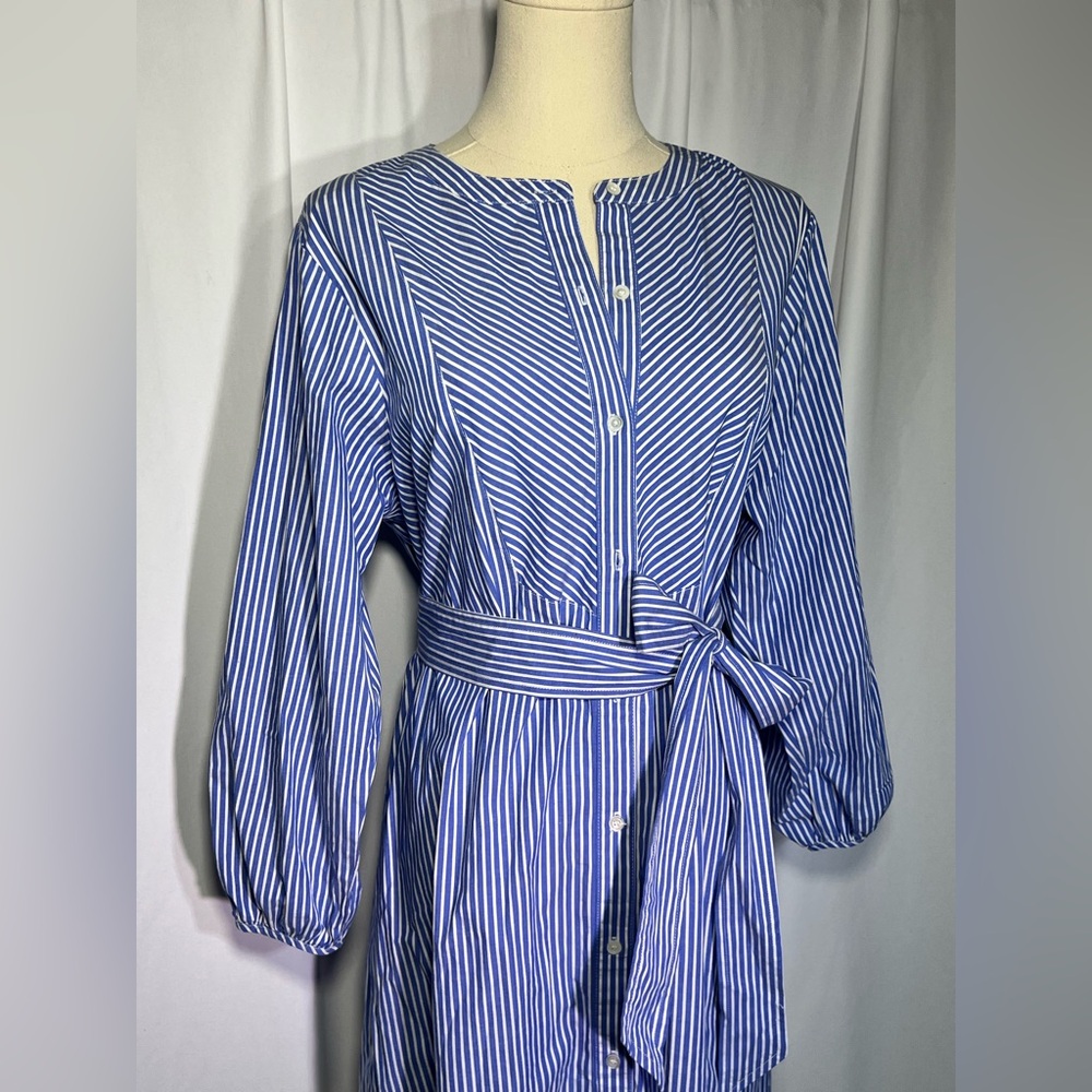 JMcLAUGHLIN Korinne Stripe Dress | L - Picture 5 of 11